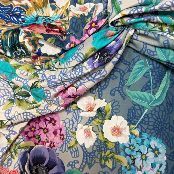 JOHNNY WAS - Woman’s Sady Floral Halter One-Piece Swimsuit - Medium - NWT - Picture 6 of 10